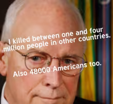 Cheney is dead